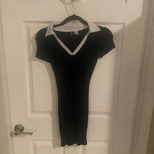 NWT Body-con Color-Block Collared Dress Size XS